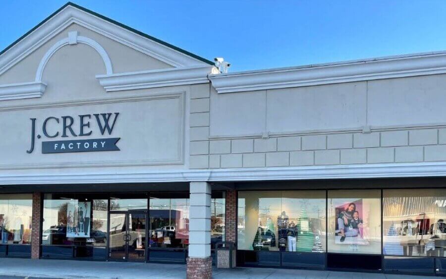 Exterior of J.Crew building